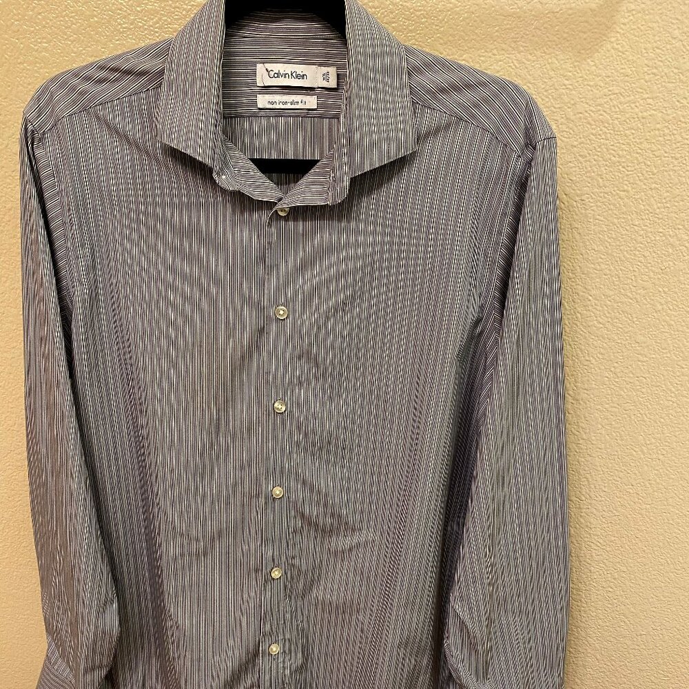 Calvin Klein Slim-fit Dress Shirt